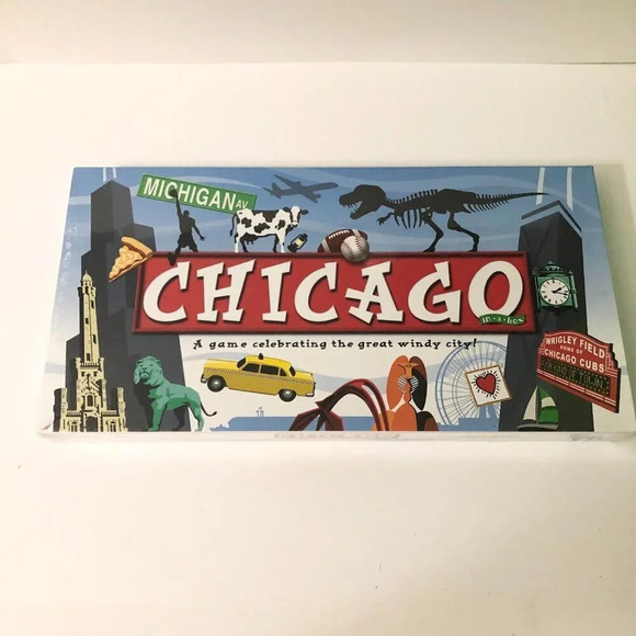 Chicago In A Box Board Game Late for the Sky Monopoly Style Game - Picture 11 of 11